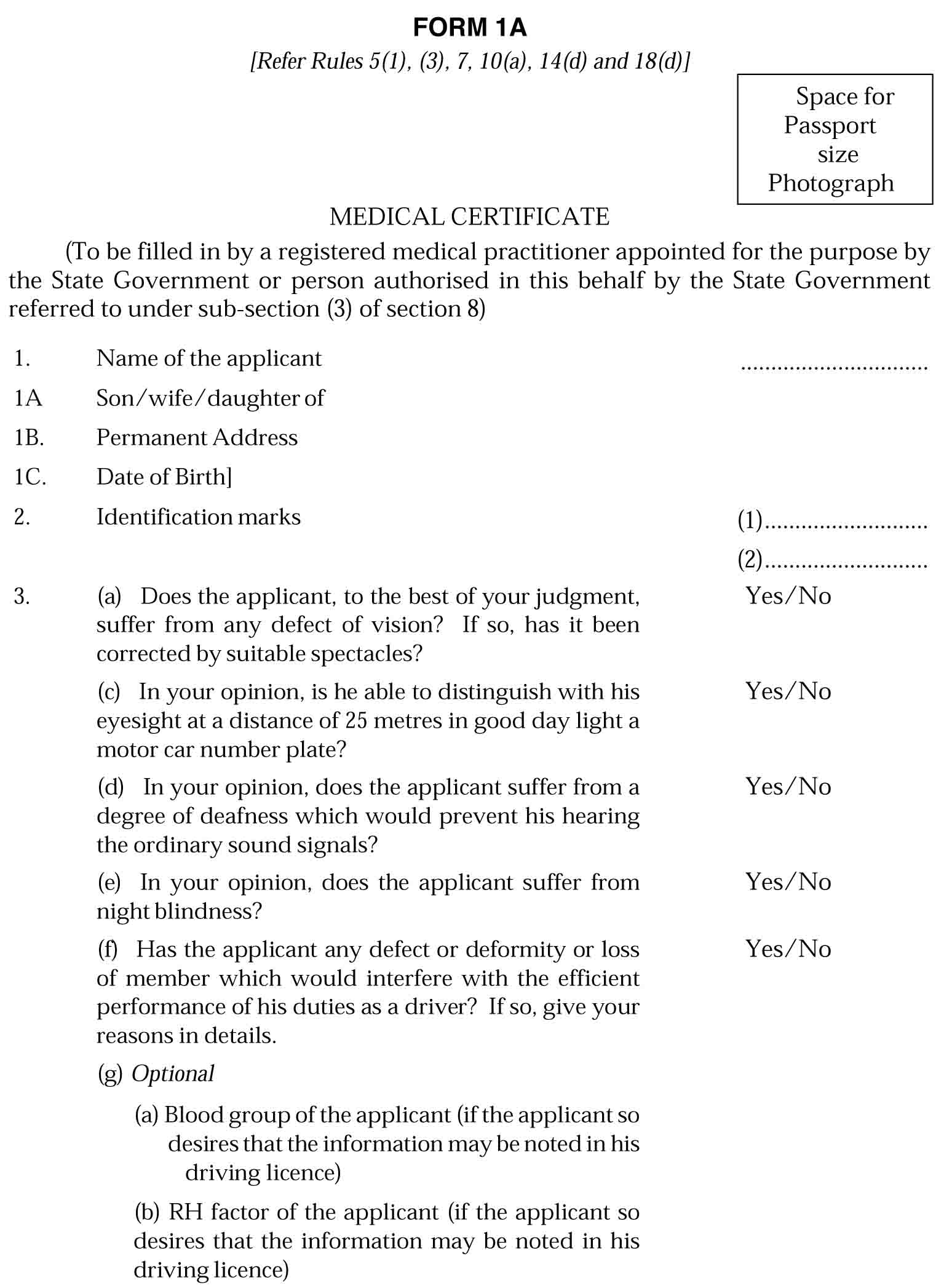 medical-certificate-form-1a-sarathi-parivahan-pdf-download-sarathi